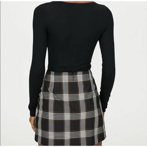 ARITZIA SUNDAY BEST Tartan Plaid Mini Skirt - Size 6 - EUC!